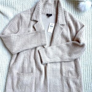 J. Jill BRAND NEW Plaid Wool Blend Coat size Medium